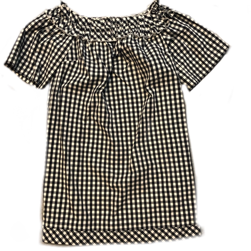 Vineyard Vines Plaid strapless dress